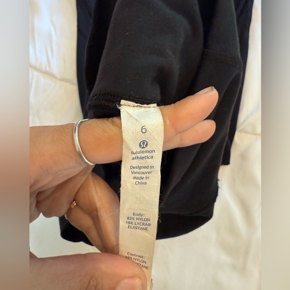 Lululemon High Times Pant Metta size 6 Luxtreme Mesh Cutout 7/8 Pants Leggings - Picture 6 of 8